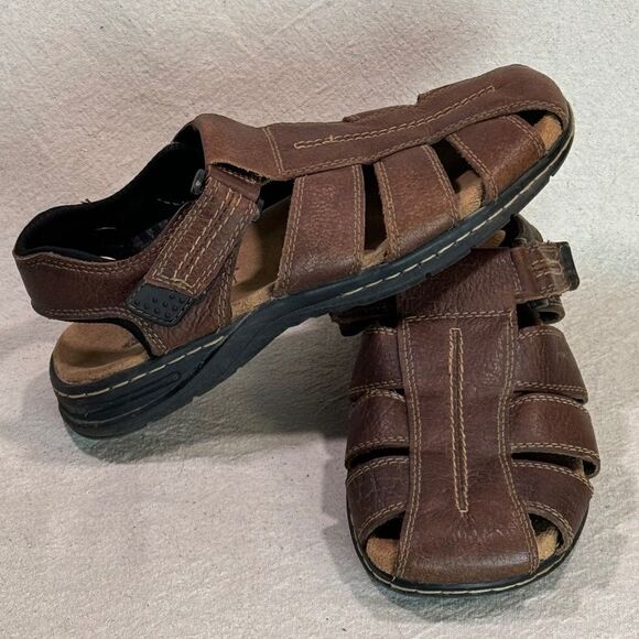 Dr. Scholl's 'Camden' Closed Toe Fisherman Sandals Mens Size 10M - Picture 7 of 16